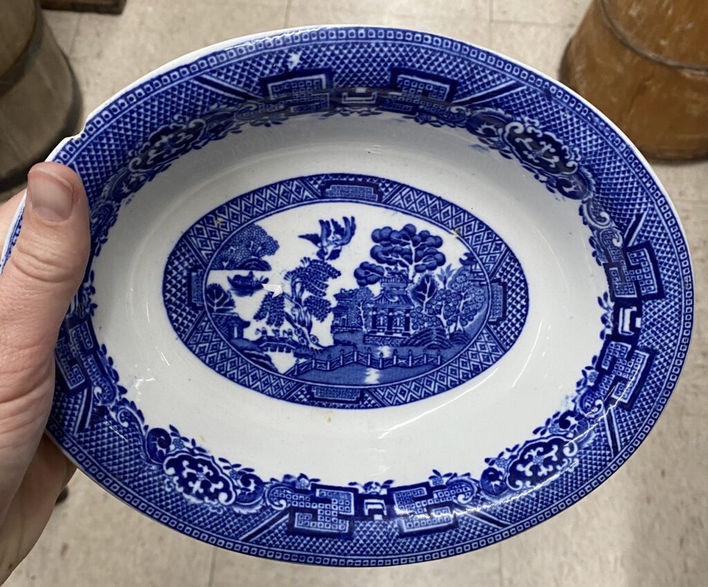 Blue Willow Oval Dish