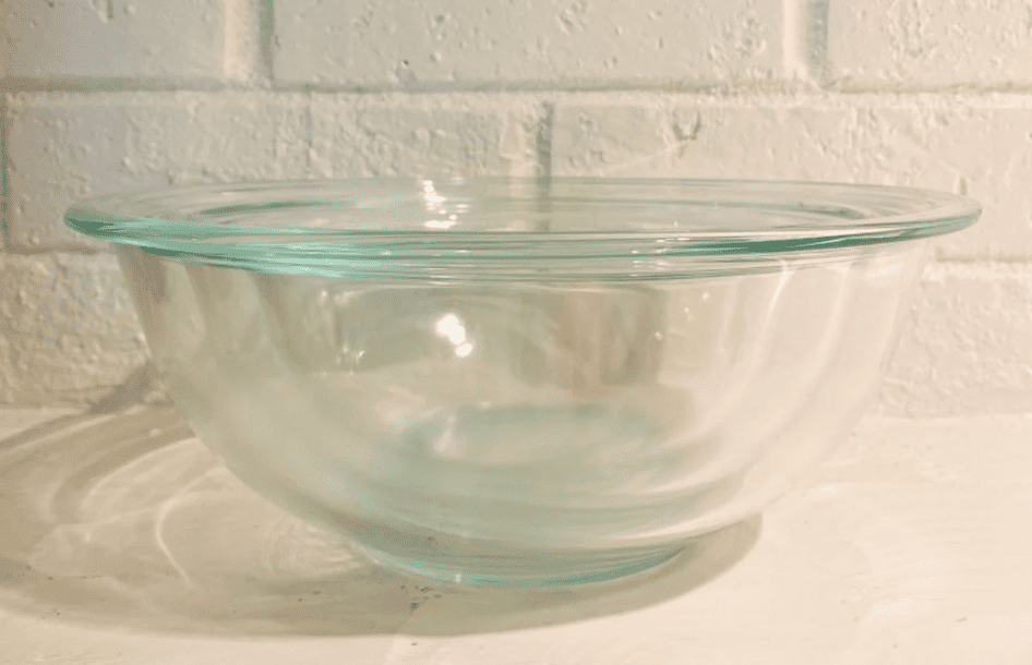 3 Vintage Pyrex Nesting Bowls Clear Glass