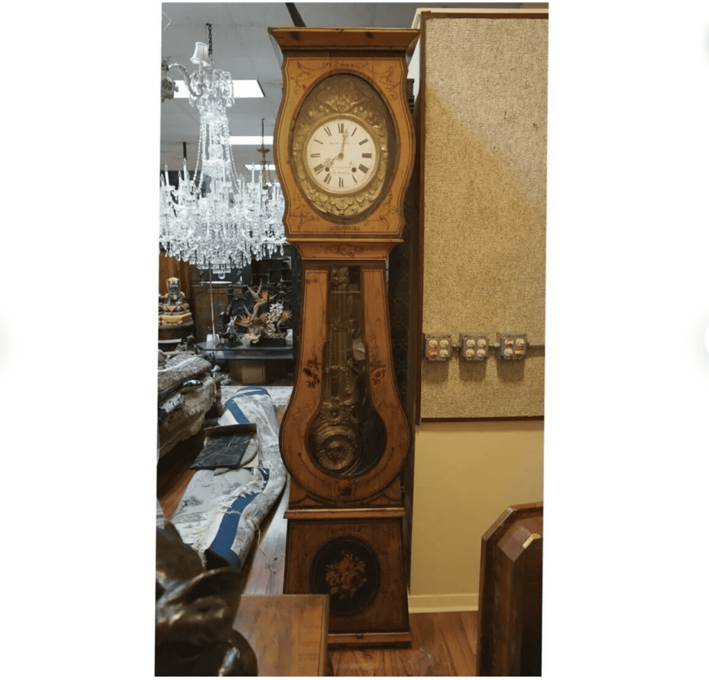 Antique French Antique Comtoise Morbier Clock